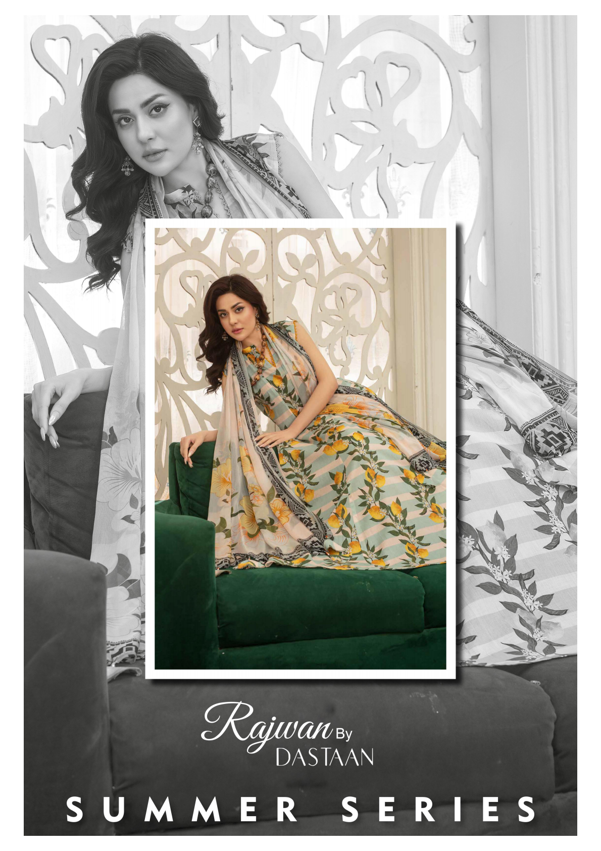 Rajwan by DASTAAN Lawn Unstitched Lawn 100% Original Lawn 3 Pieces ❤️🔥