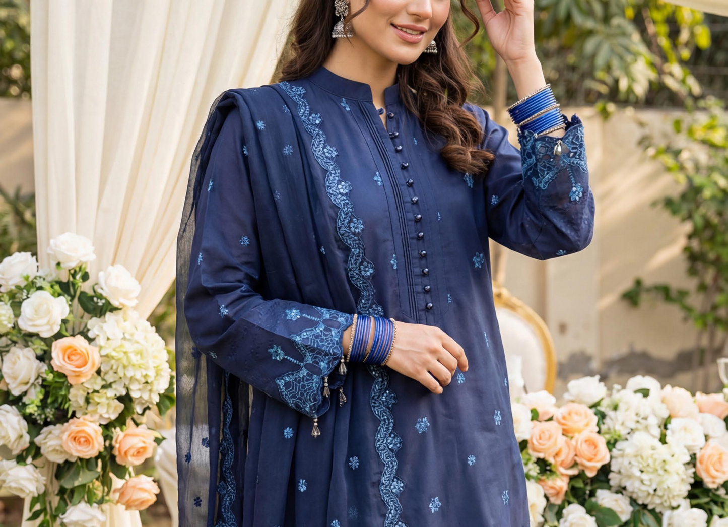 LUXURY PREMIUM Laser Embroidered Lawn Unstitched Collection 2026 Design# SSW6U3P269UT