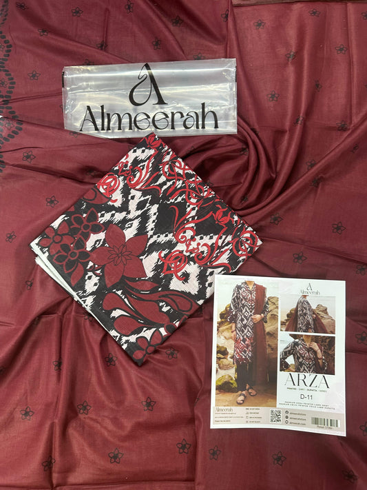 Almeerah ARZA – PRINTED D-11 2PC Premium Lawn Collection
