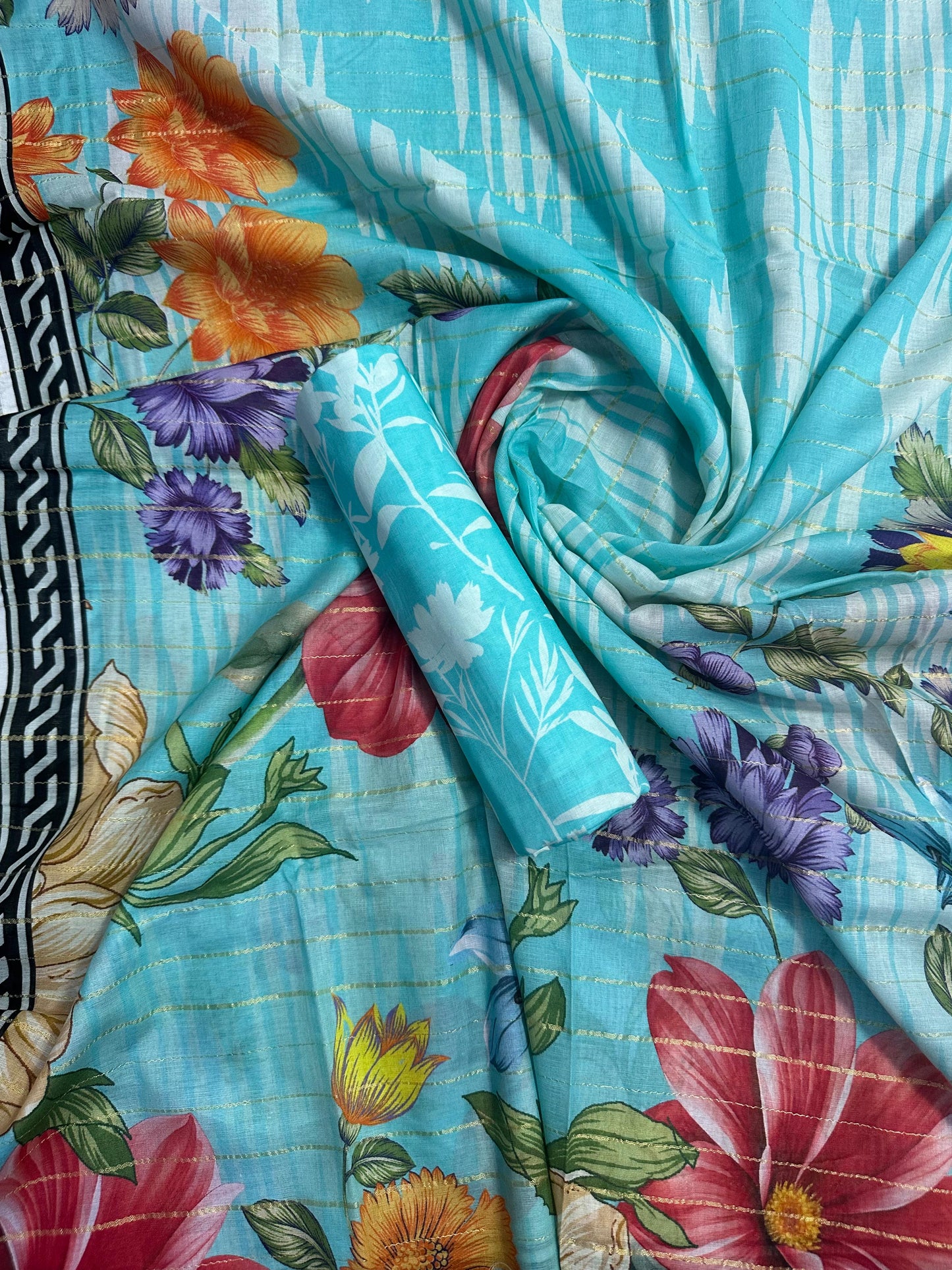 Pure Lawn D-27 (S+D) 2PCs Unstitched Collection