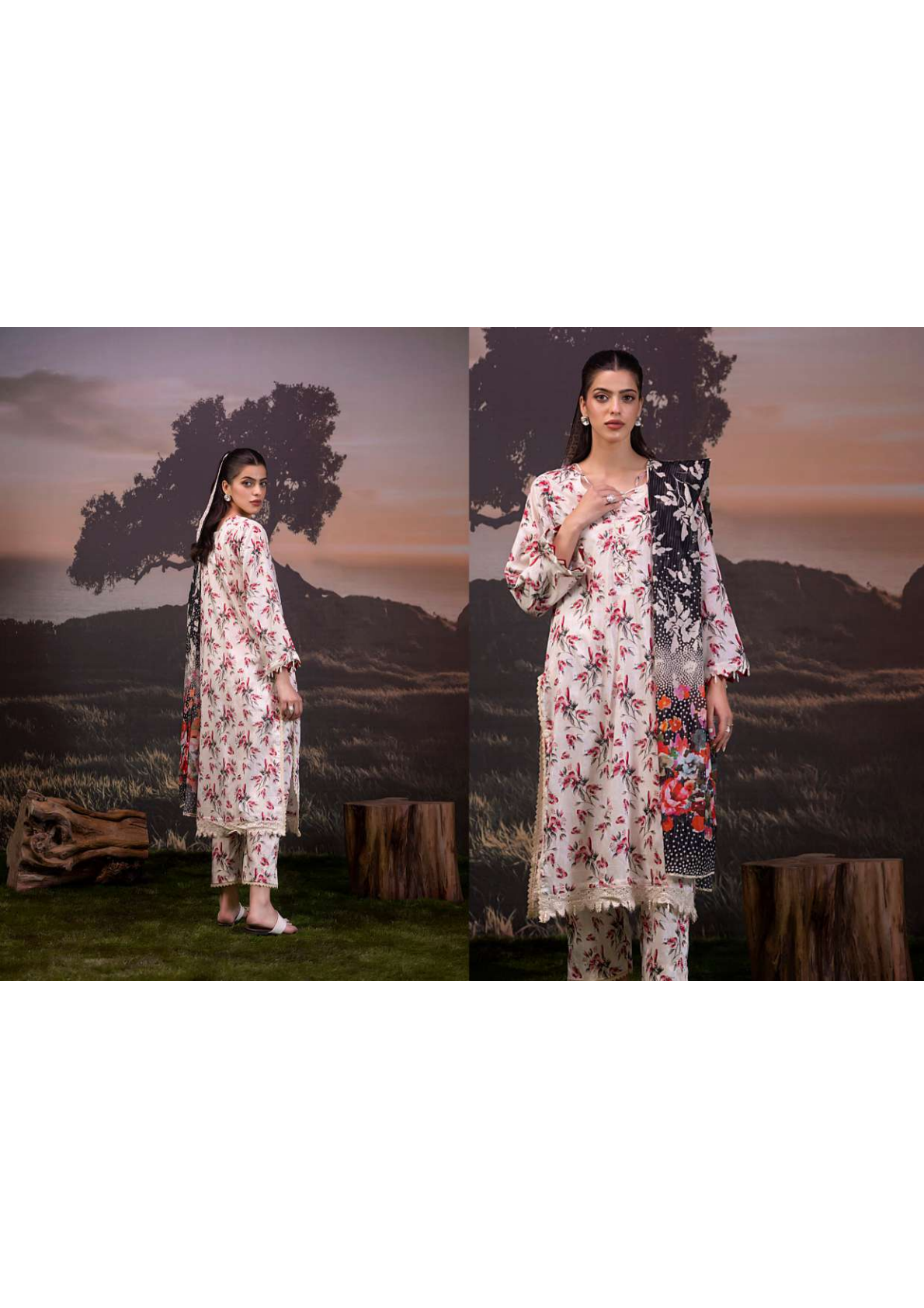 ✨🌿 SALINA SEPARATES – DIGITAL PRINTED LAWN COLLECTION 🌿✨ Design #8
Vol 1 – 2026 | By Regalia Textile
