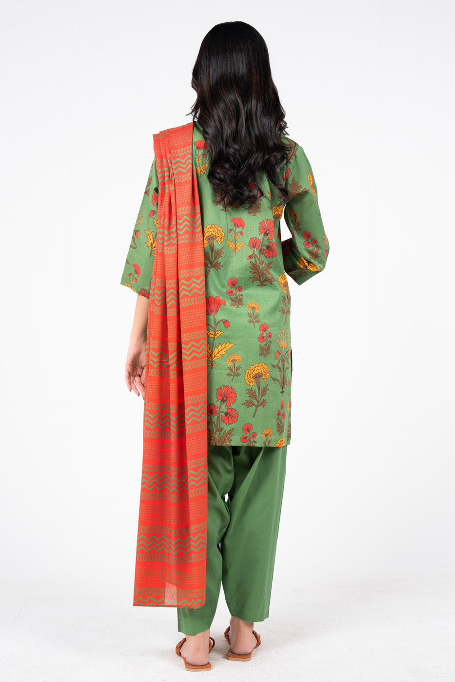 Alkaram 100% Original Lawn 3 Piece 😉🧡