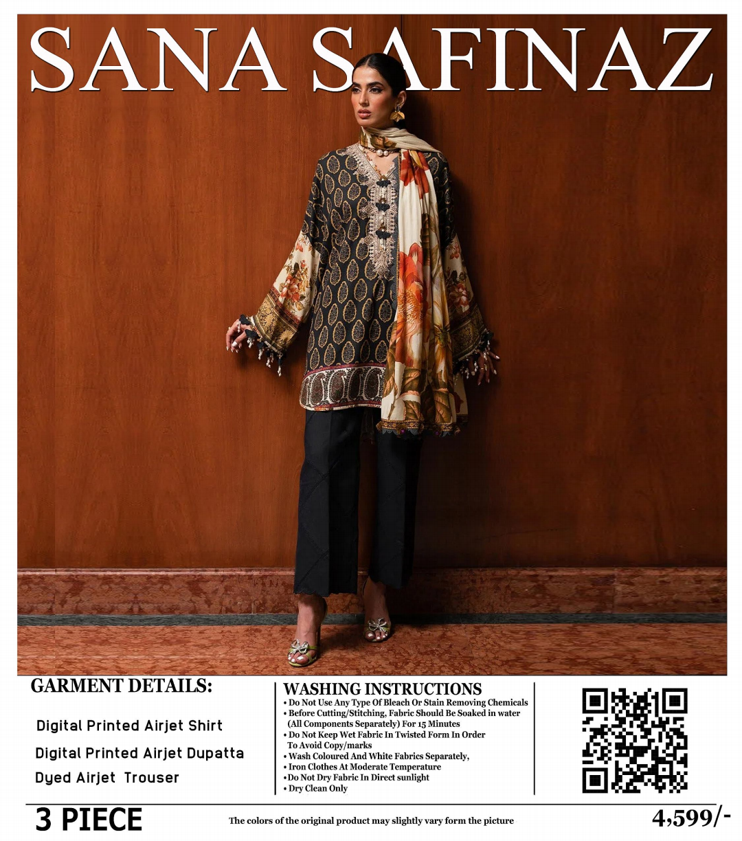 Sana Safinaz Lawn Unstitched 3 Pieces ❤️🔥
