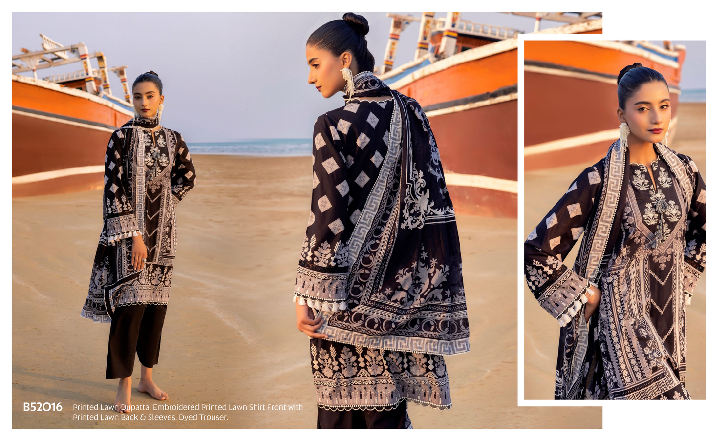 NOIR BLACK & WHITE COLLECTION 2025 BY GulAhmed đĽâ¤ď¸
