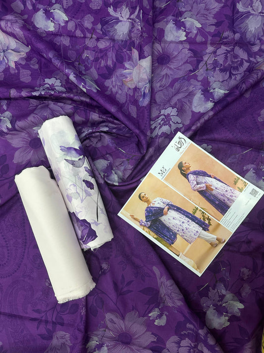 Izhaan Moosa Jee D #03 - 3pcs Unstitched Printed Collection