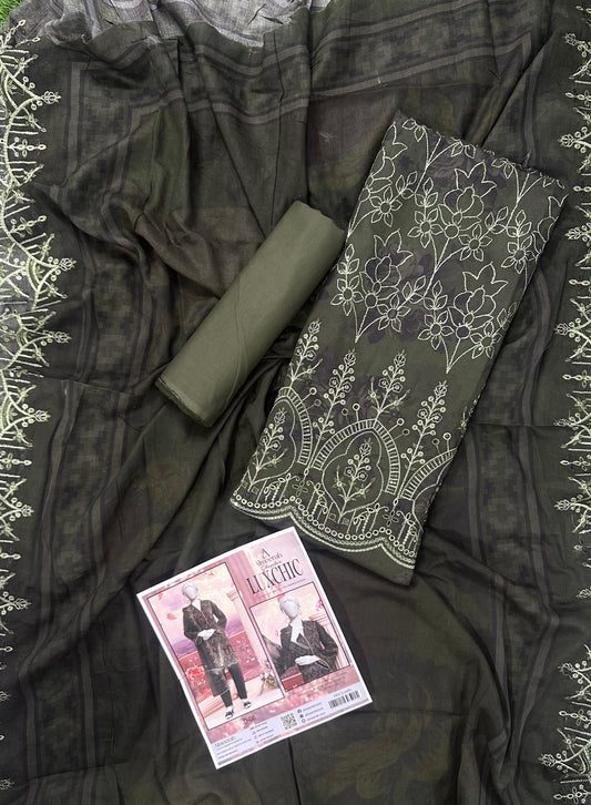 ALMEERAH – LUXCHIC Luxury Unstitched 3pcs Collection