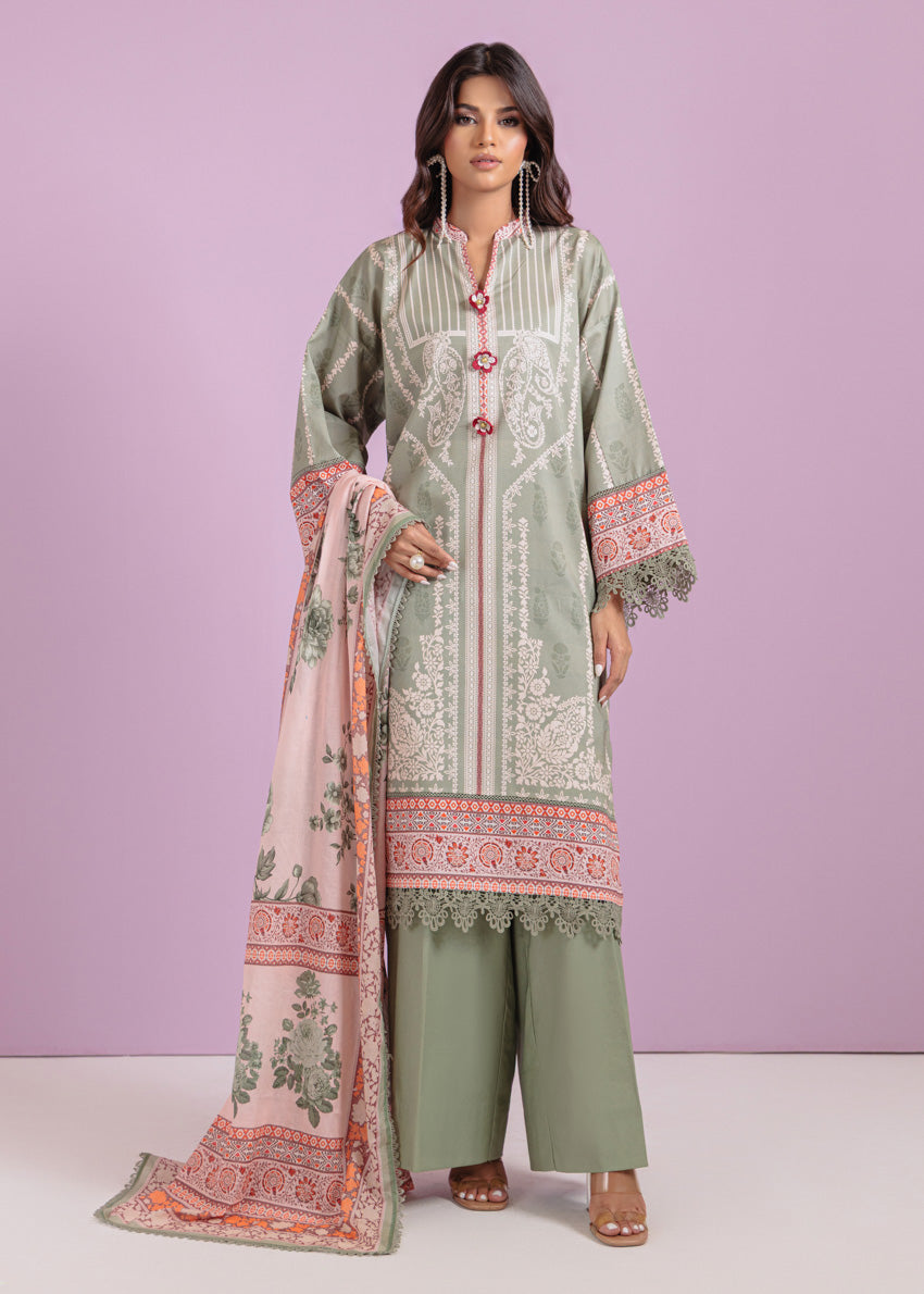 Bonanza Satrangi Unstitched Contour - 3 Pc (WU3PPBS25LISO36)