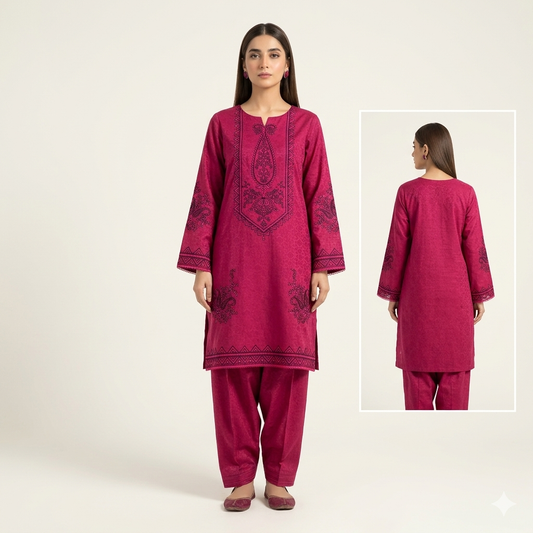 SALITEX 2PC EMBROIDERED UNSTITCHED LAWN COLLECTION