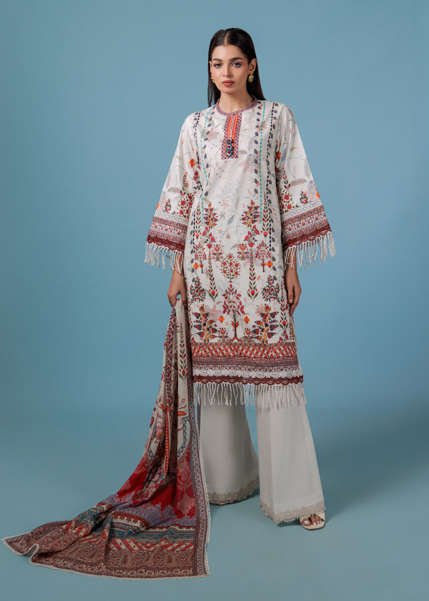 Bonanza Satrangi Unstitched Alloy - 3 Pc (WU3PPBS25LIUN100)