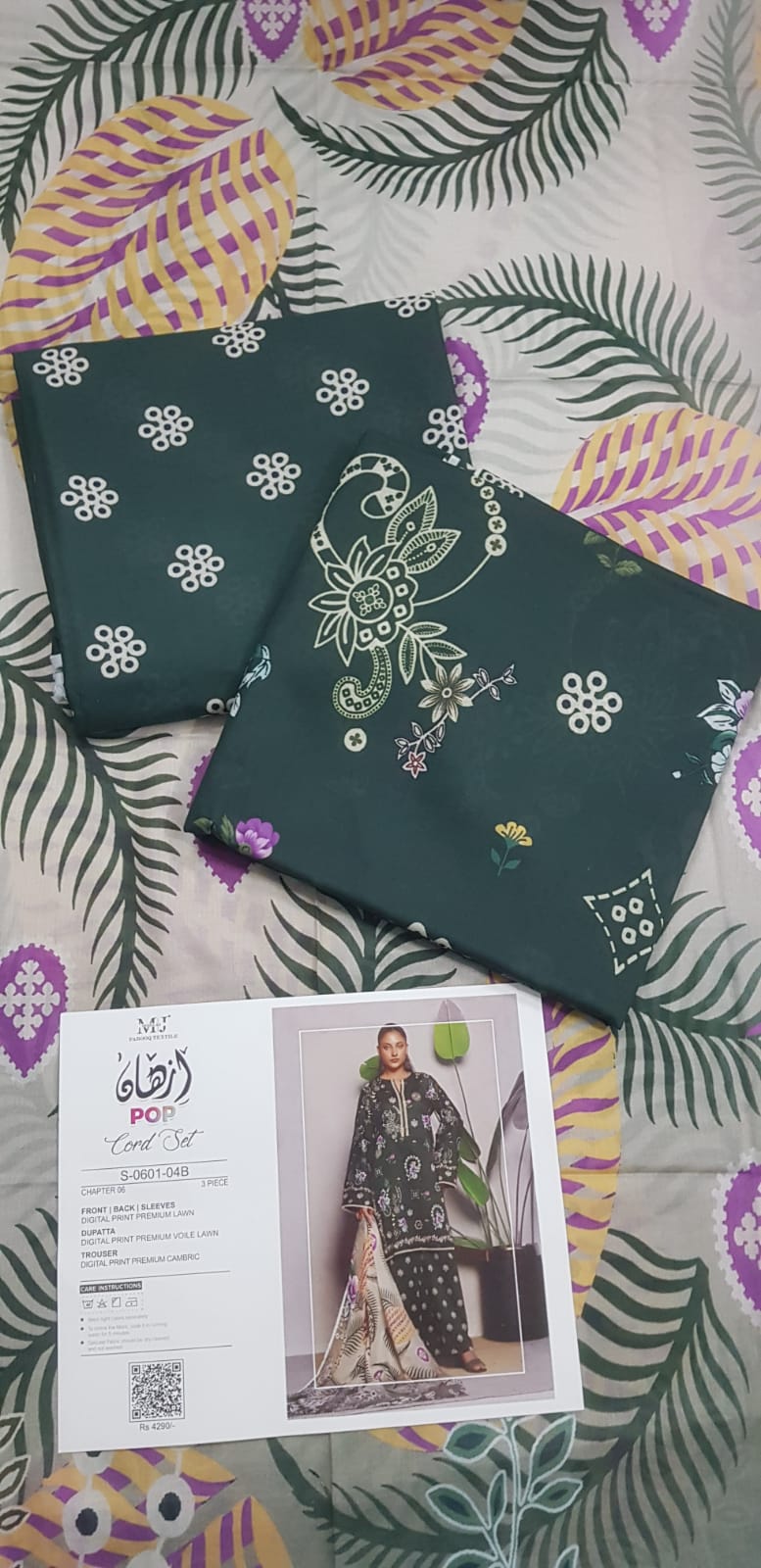 MoosaJee 100% Original Pop Series Unstitched Cord๐๐ฅ