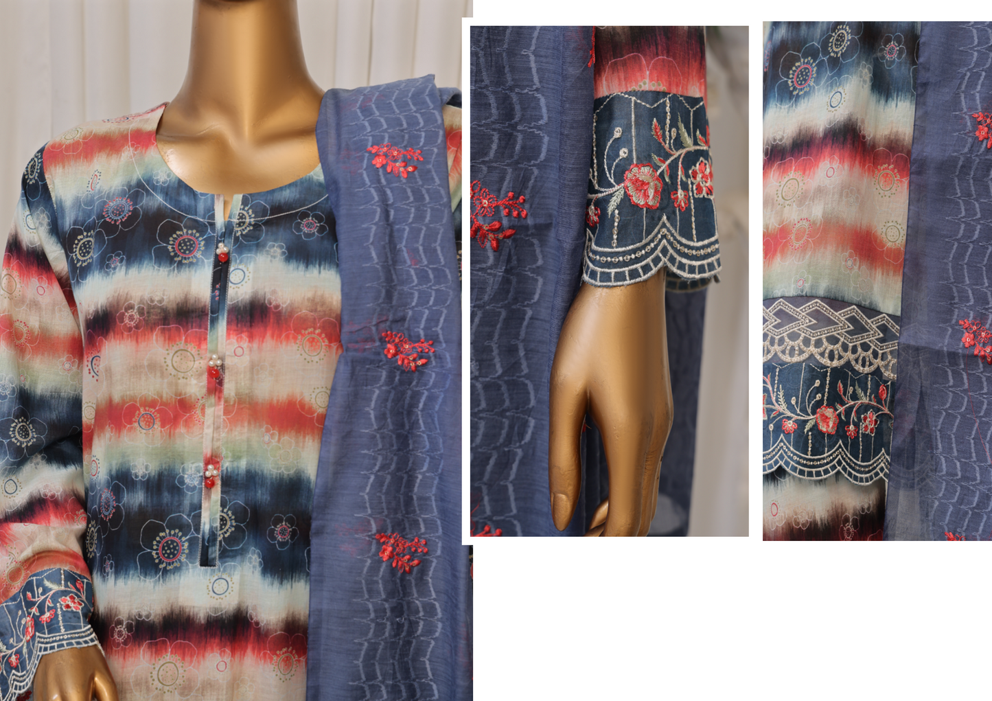 Aifa Azure Stitched Embroidery Collection 🧵🏐