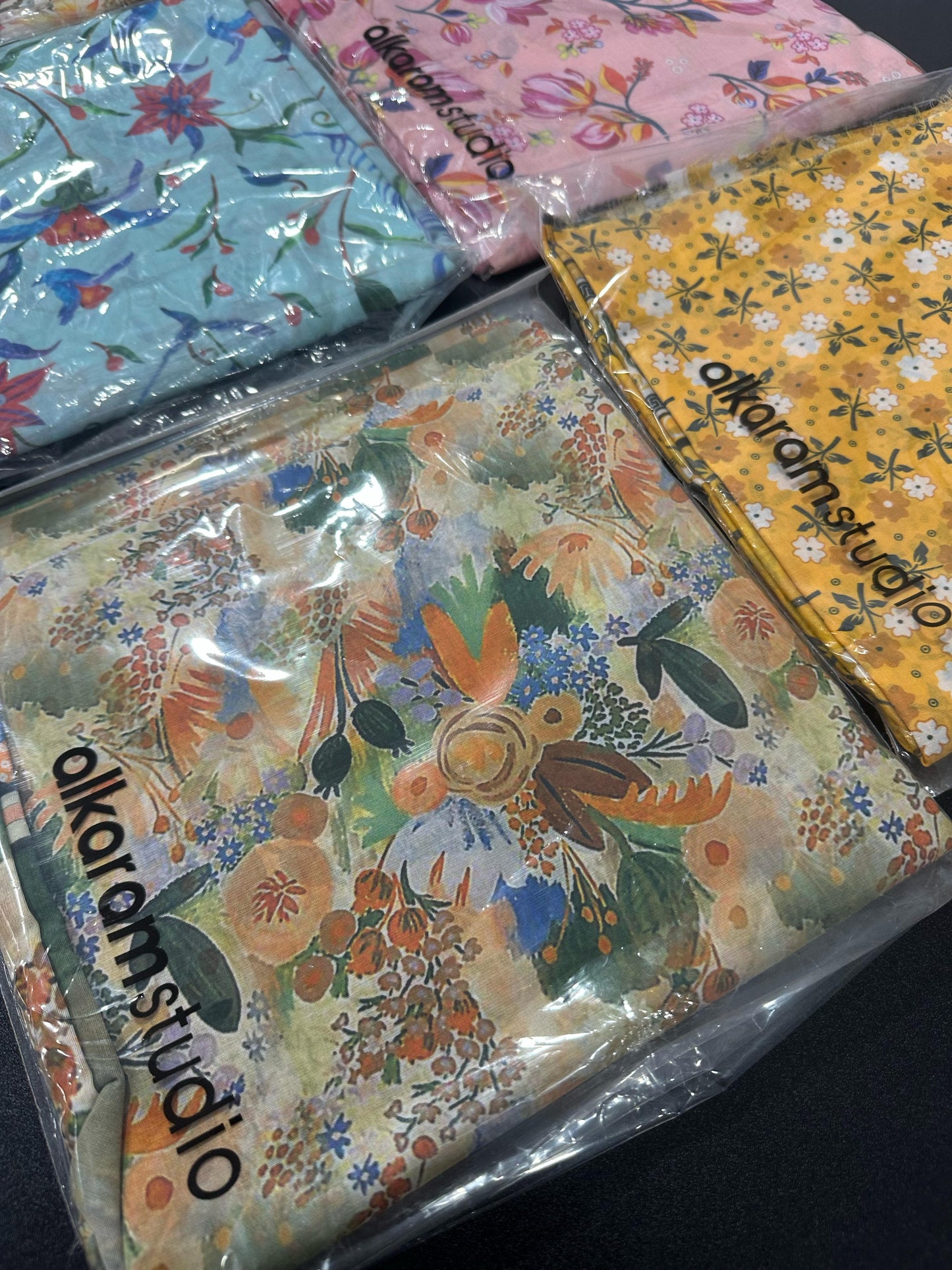 alkaram Shirt Dupatta Lawn 2Pcs 🔥