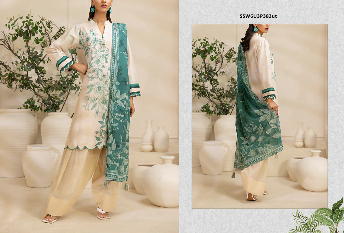 SALITEX FLORA VOL-I 100% Original Lawn ❤️ by SANA& SARA