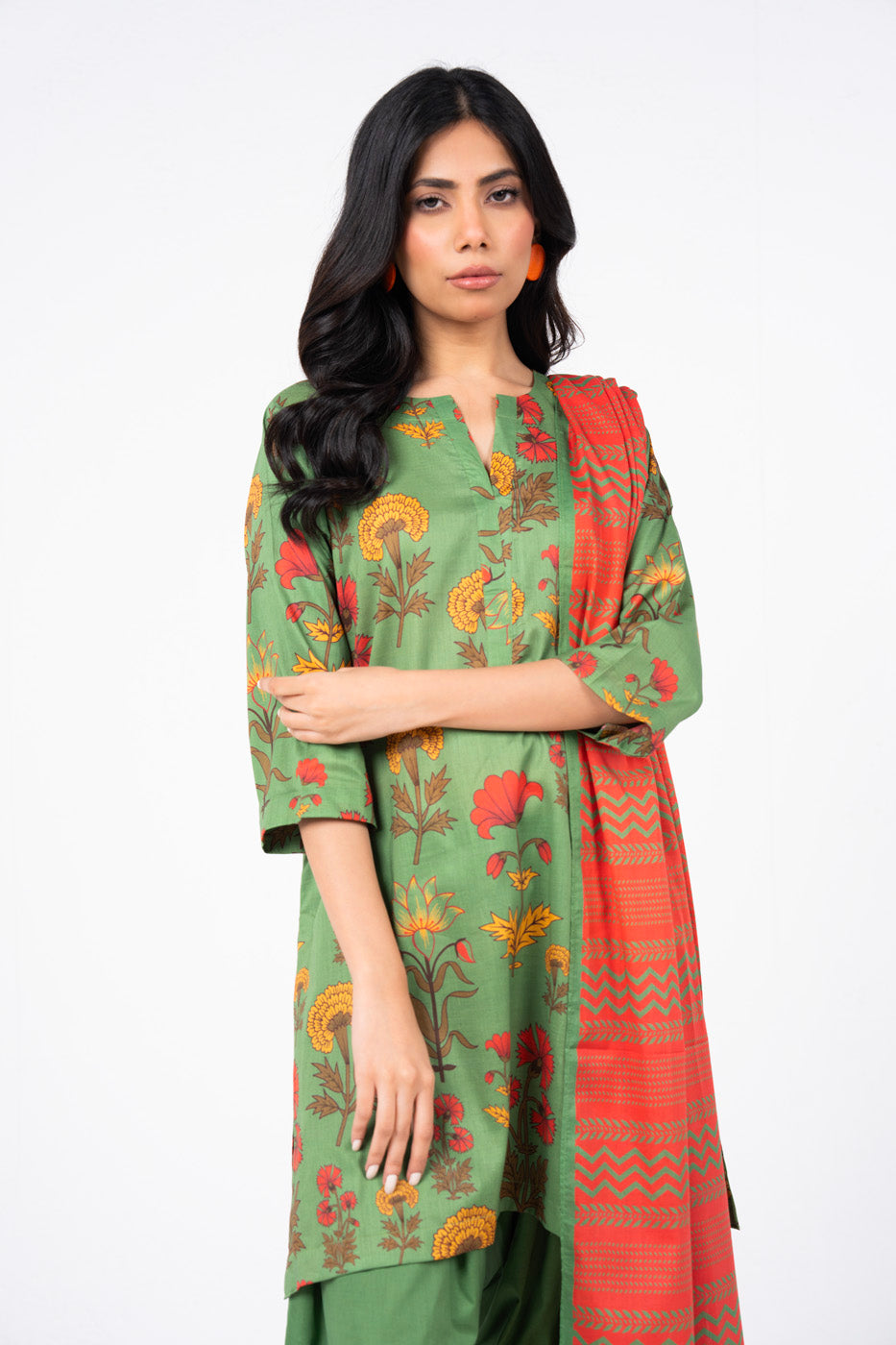 alkaram prints Digital Lawn Unstitched 3 Pieces ❤️