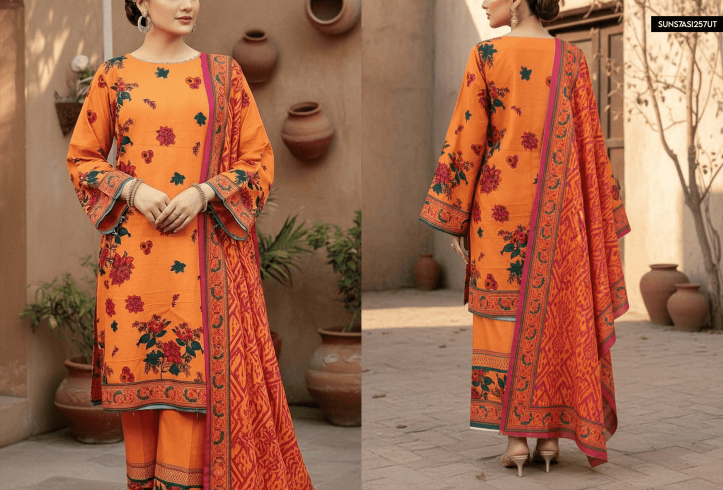 Salitex Khaddar Unstitched 3 Piece ๐ฅโจ