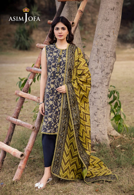 Asim Jofa Premium 3 Piece Unstitched Lawn Collection