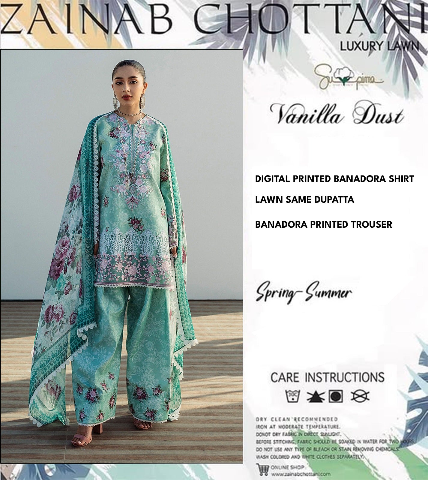 Zainab Chottani Banadora Unstitched 3Pπ₯