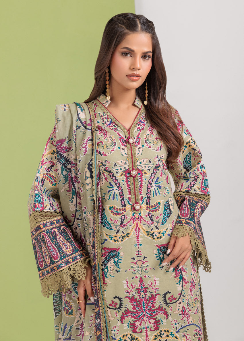 Bonanza Satrangi Unstitched Aztec Paisley - 3 Pc (WU3PPBS25LIUN58)