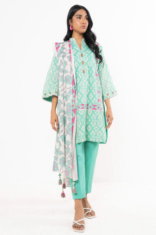 Alkaram 100% Original Lawn 3 Piece ๐๐งก