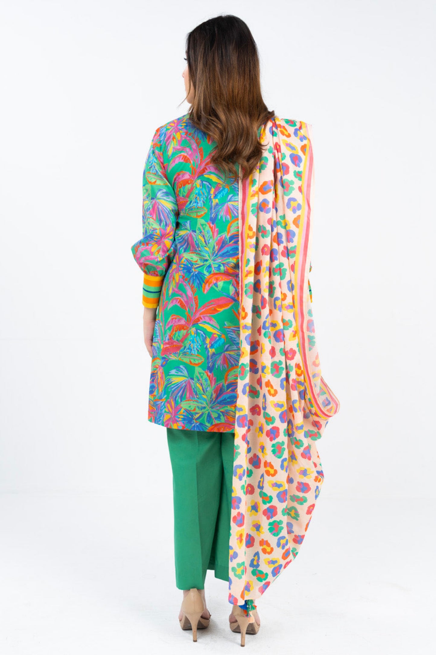 Alkaram 100% Original Lawn 3 Piece ๐๐งก