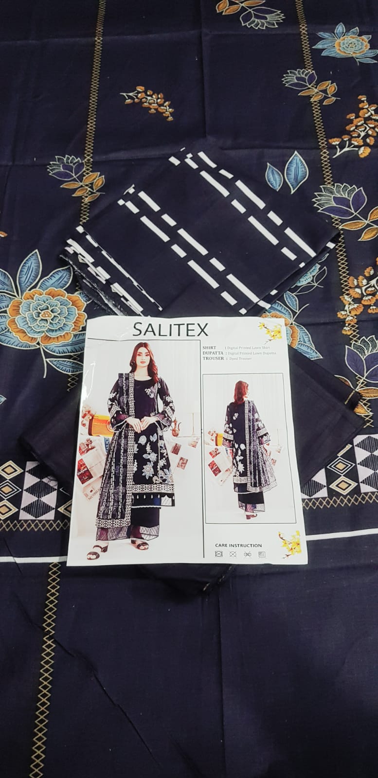Salitex Unstitched Lawn 3P 🔥