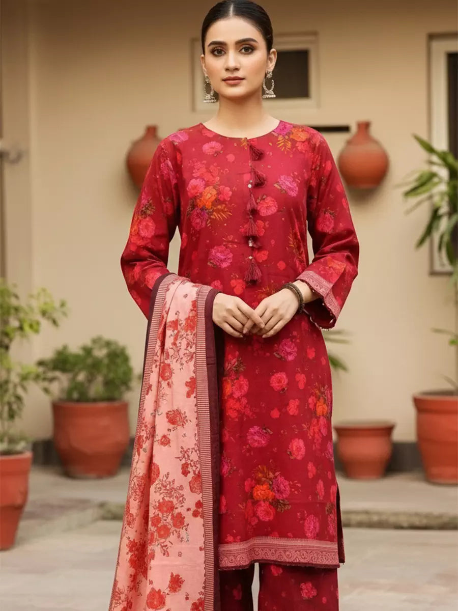 Salitex Khaddar Unstitched 3 Piece ๐ฅโจ