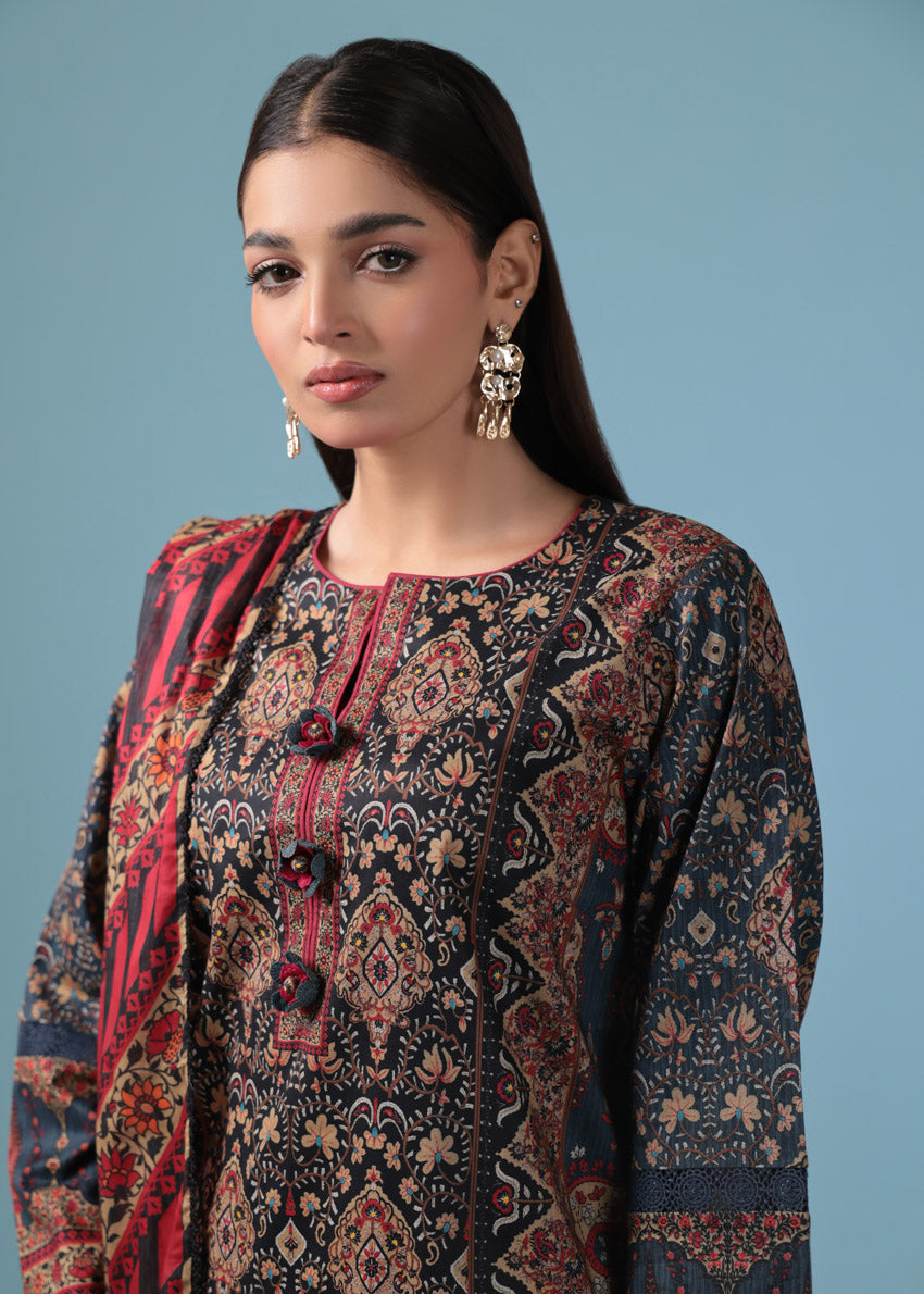 Bonanza Satrangi Unstitched Eclipse - 3 Pc (WU3PPBS25LIUN77) 🔥🥰