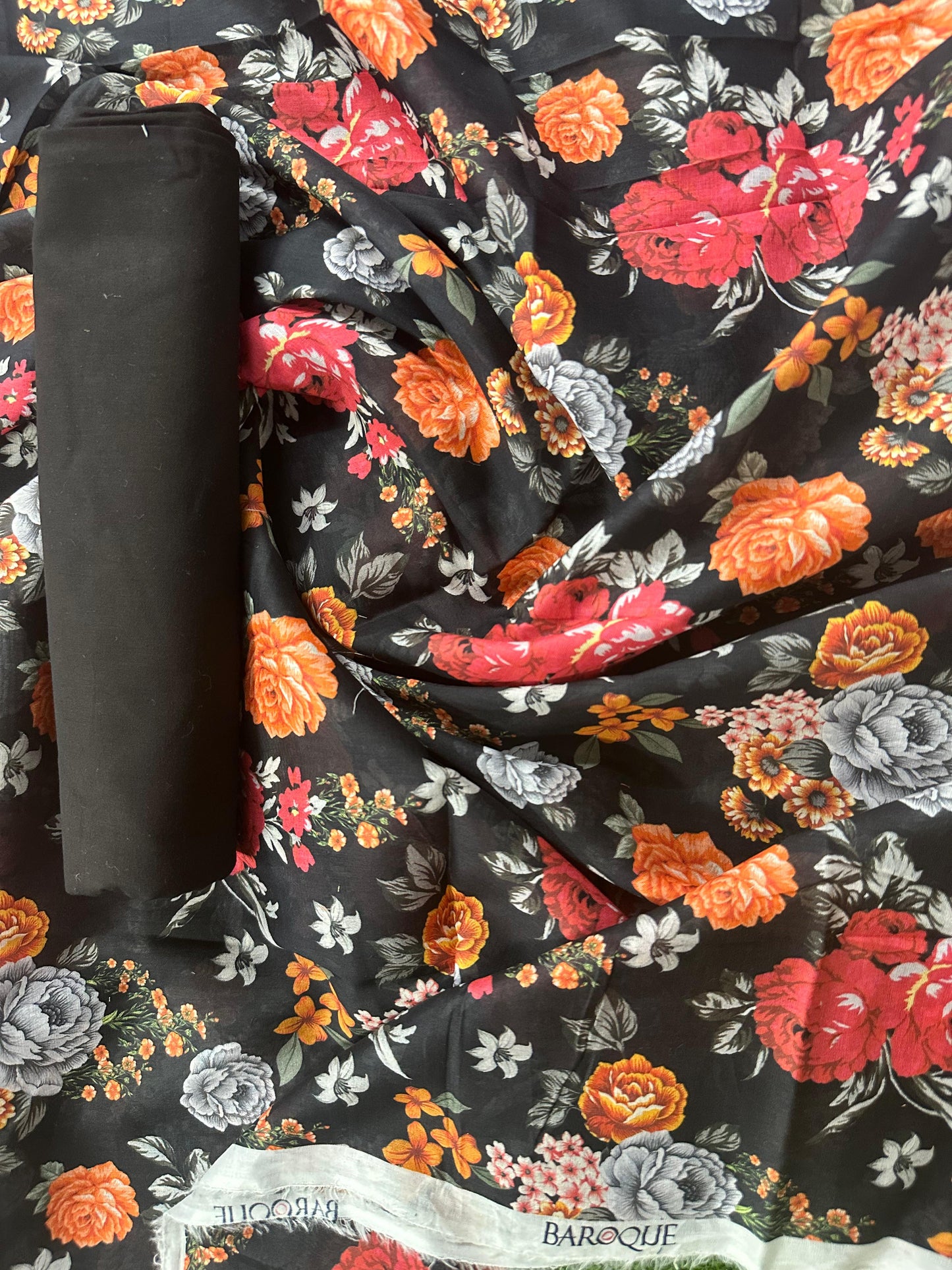 Baroque Premium Unstitched Collection Digital Printed 2-Piece Suit