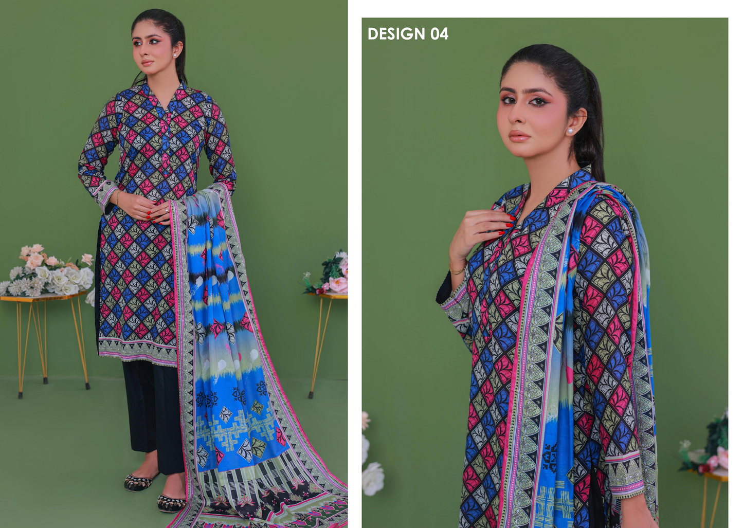 Leaves By Jawed Arts 100% Original Unstitched Lawn 3 Piece in Wholesale 🔥❤️