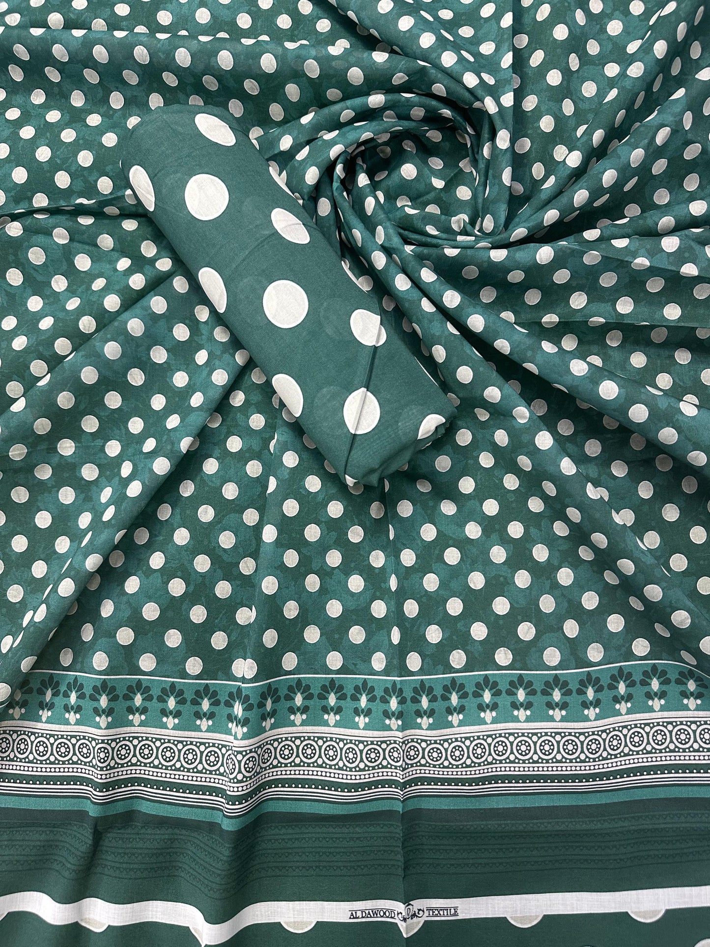 Al Dawood Textile D#10 (S+T) Unstitched Printed Cordset Collection