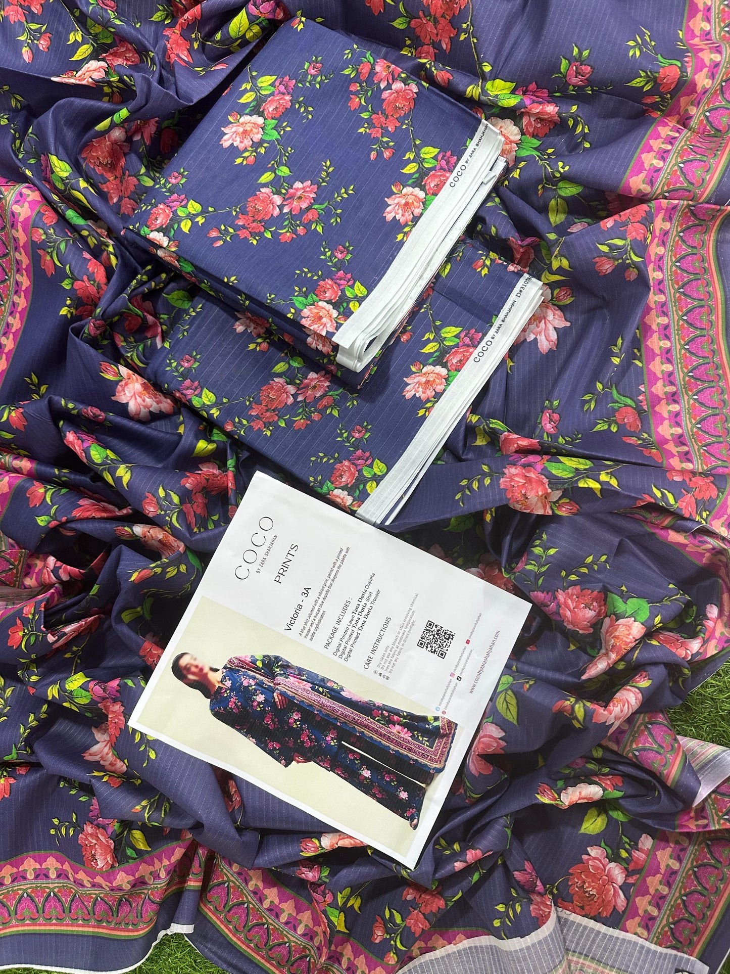 COCO Victoria - ΠΠ - PRINTS 3PCS UNSTITCHED COLLECTION