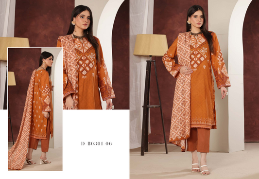 Izhan Magic Premium Digital Printed 3PC Lawn Unstitched Collection Vol.03 - D-B0301-06