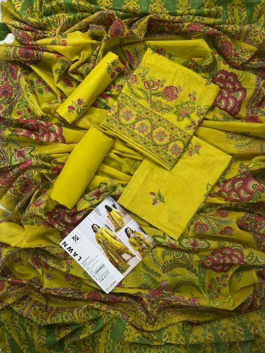 Zellbury D.C:-WUS26E30441 Embroidery Printed Lawn 3Pcs Collection