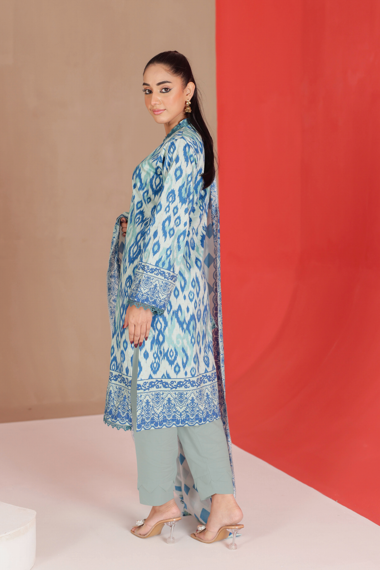 Flat 50% Off Lamisah Jade Broshia Jacquard 100% Original Lawn Unstitched in Wholesale π₯³π―β