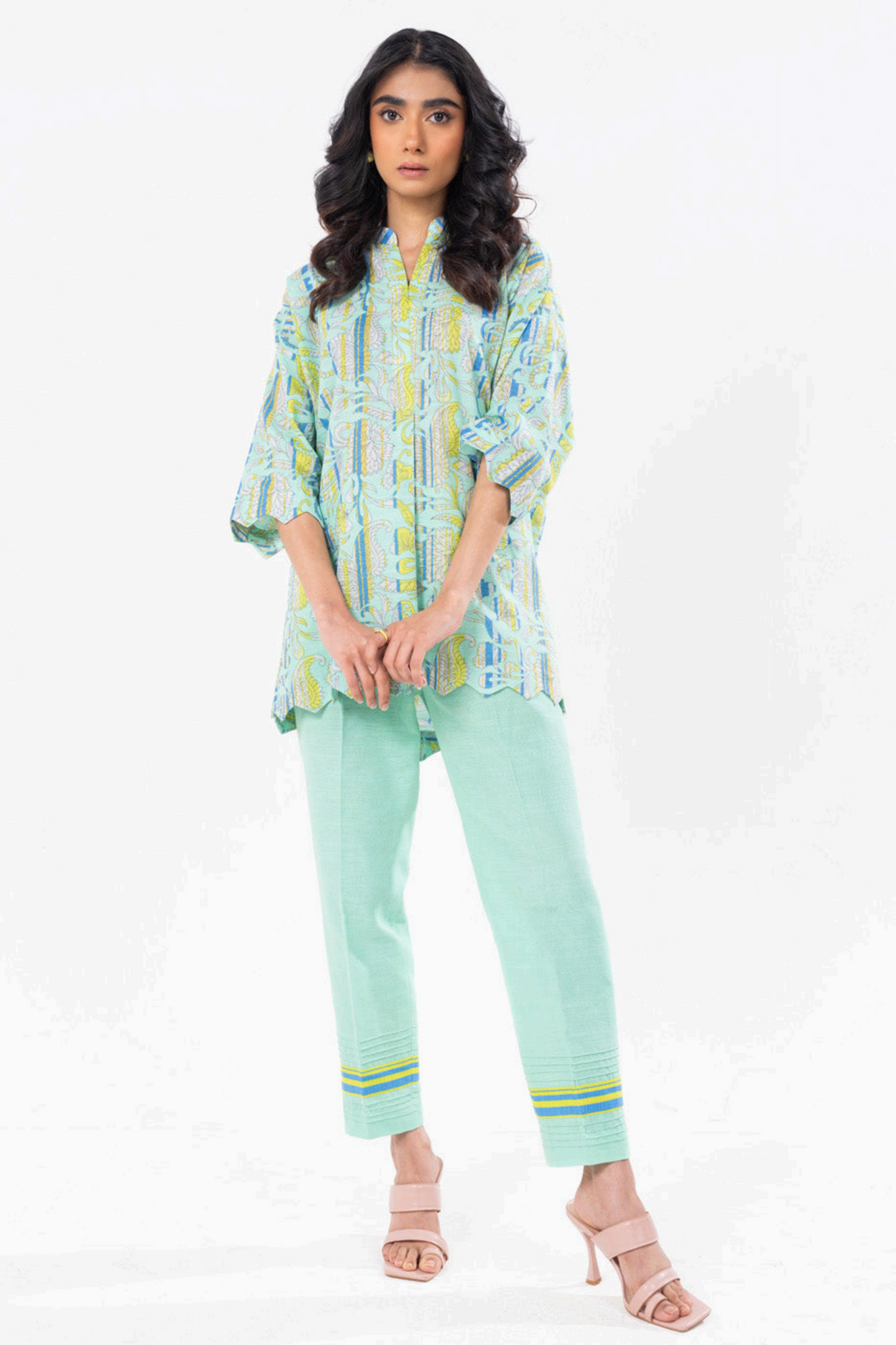 Alkaram Aqua Khaddar 2Pcs