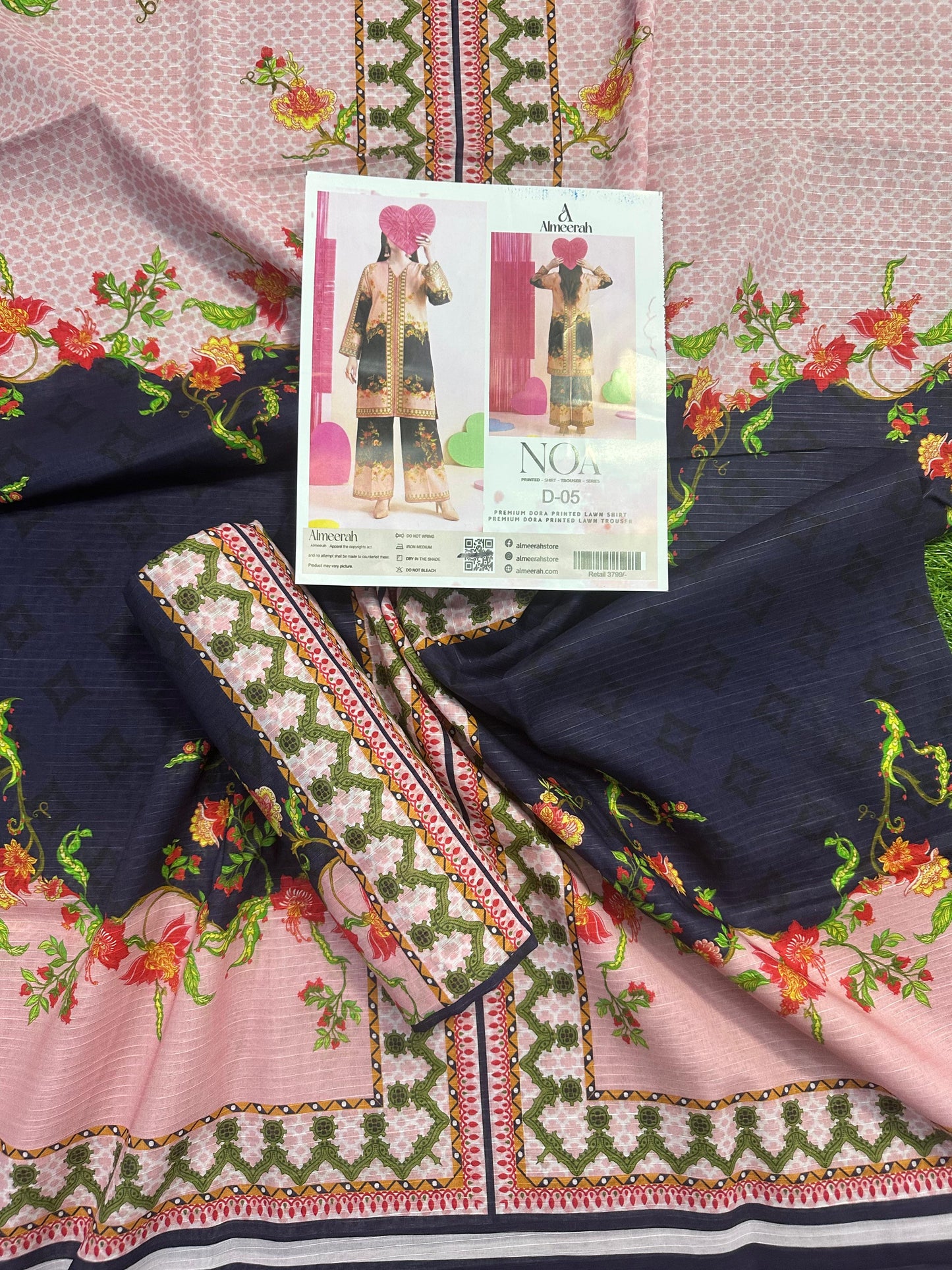 Almeerah - NOA 2 Pcs Unstitched collection Design No 5
