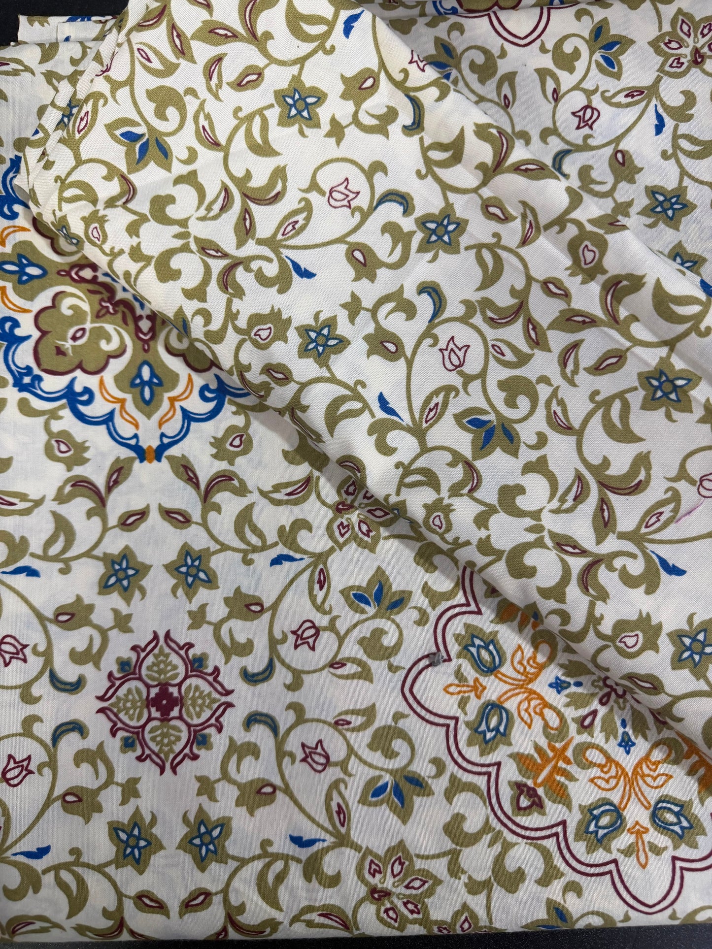 Salonika Cream Double Bed Bedsheets