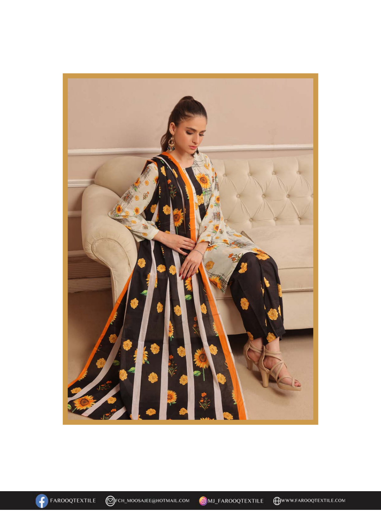 100% Original Spiendor Pop by MoosaJee Farooq Textile Lawn Unstitched 3 Pieces ❤️🔥