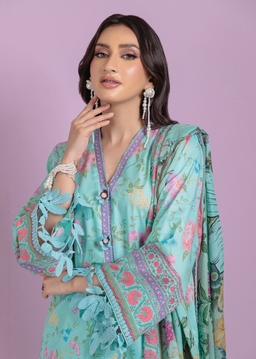 Bonanza Satrangi Unstitched Sadabahar - 3 Pc (WU3PPBS25LIUN10) 🔥🥰