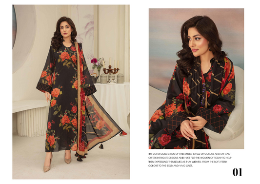 Rajwan by DASTAAN Lawn Unstitched Lawn 100% Original Lawn 3 Pieces ❤️🔥