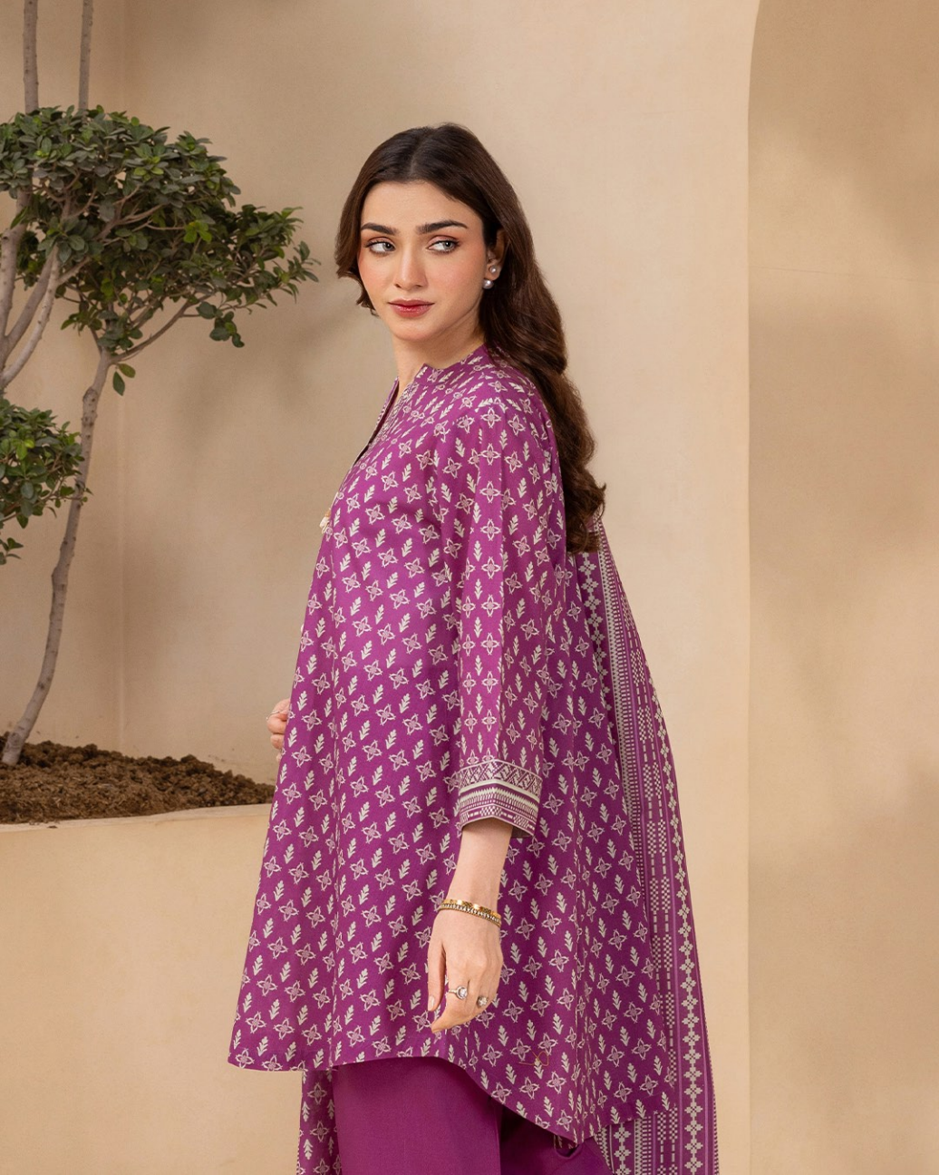 ZELLBURY Unstitched Lawn Collection 2026 Design #WUS26X30608