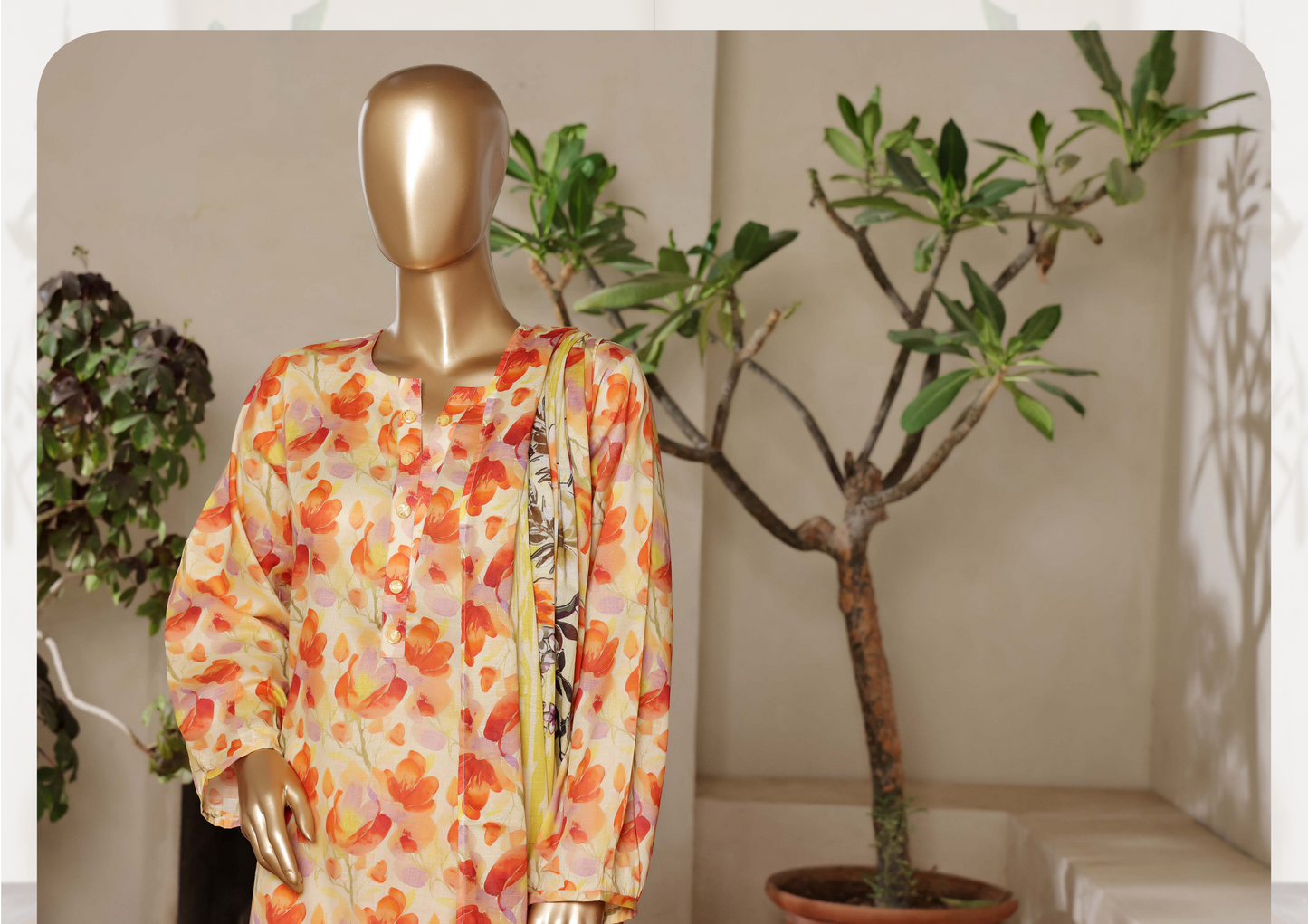 Ego Doria Lawn Unstitched AllOver 3Pcs ππ