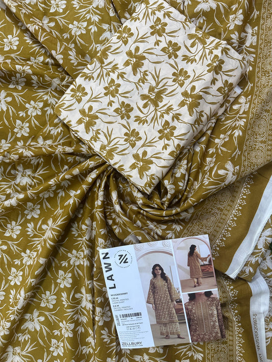 Zellbury D.C:-WUS26X20997 Digtal Printed Lawn 2Pcs Collection