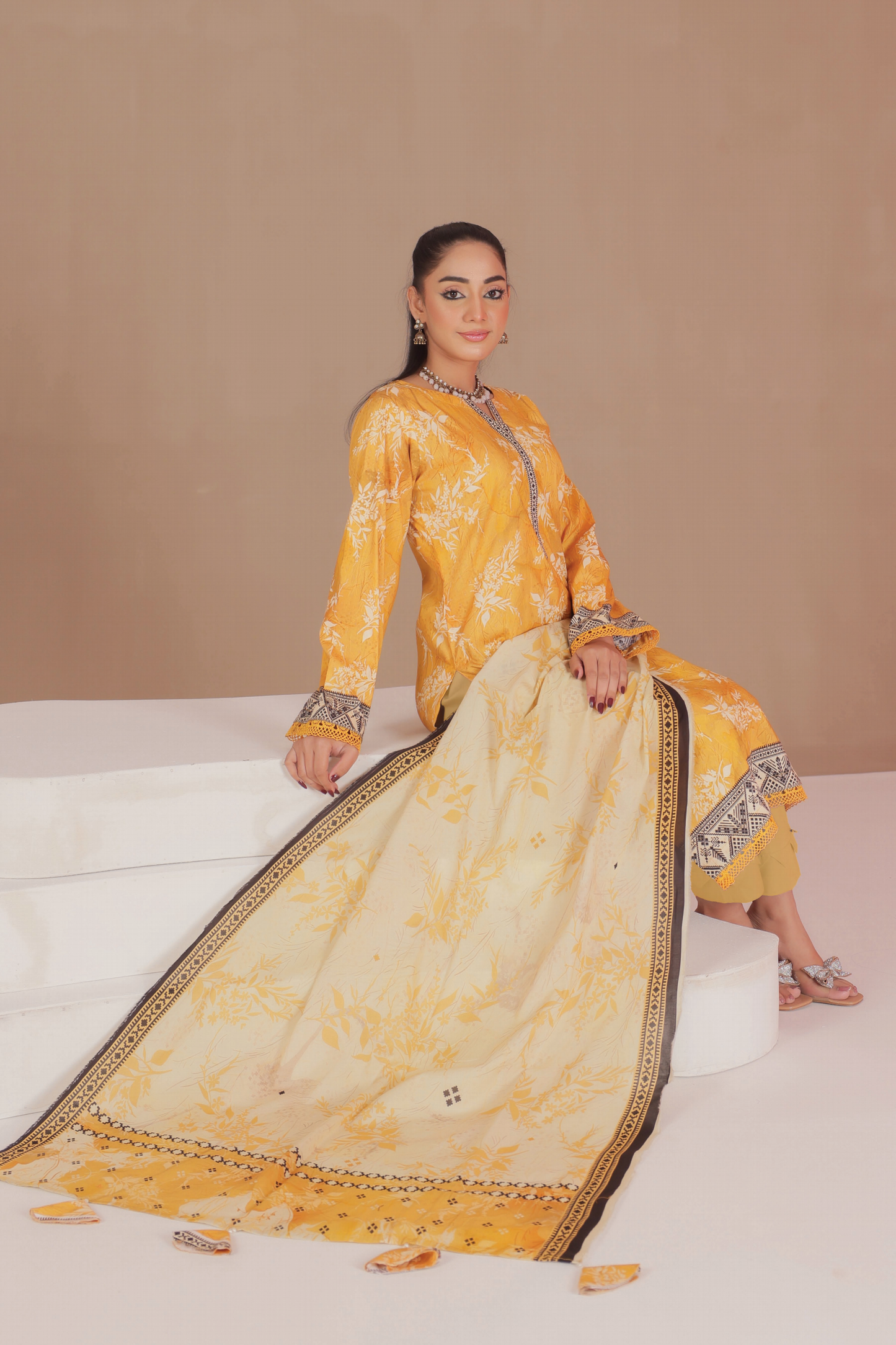 Flat 50% Off Lamisah Jade Broshia Jacquard 100% Original Lawn Unstitched in Wholesale π₯³π―β