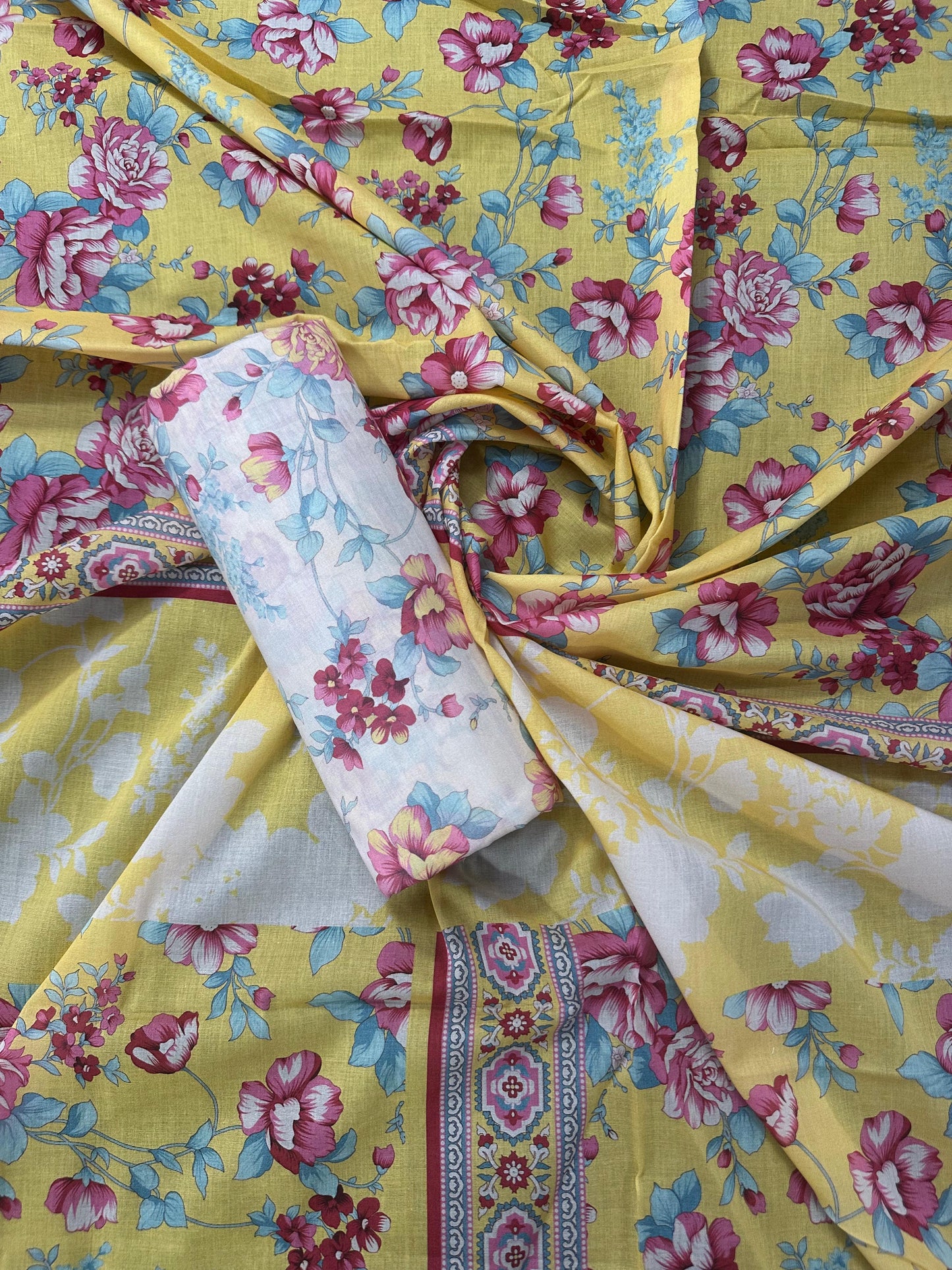 Al Dawood Textile D#3 (S+T) Unstitched Printed Cordset Collection