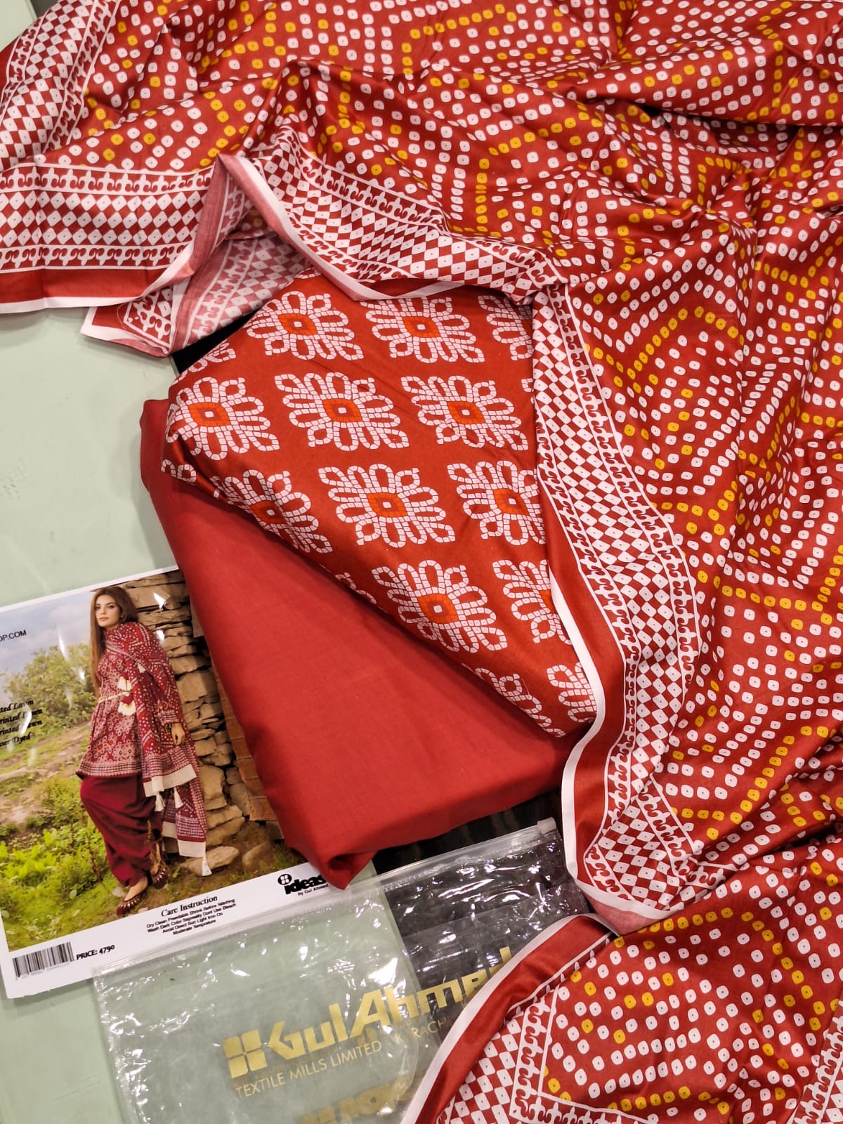 Gulahmed Printed Lawn 3P