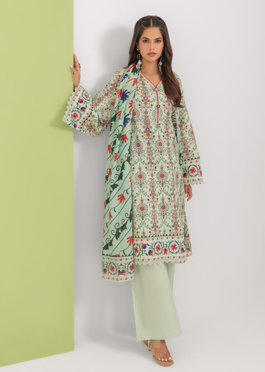 Bonanza Satrangi Unstitched Sage - 3 Pc (WU3PPBS25LIUN63)