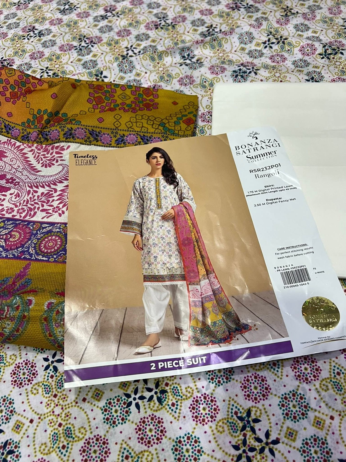 Bonanza Satrangi RSR232P01
Rangoli 2 PCs