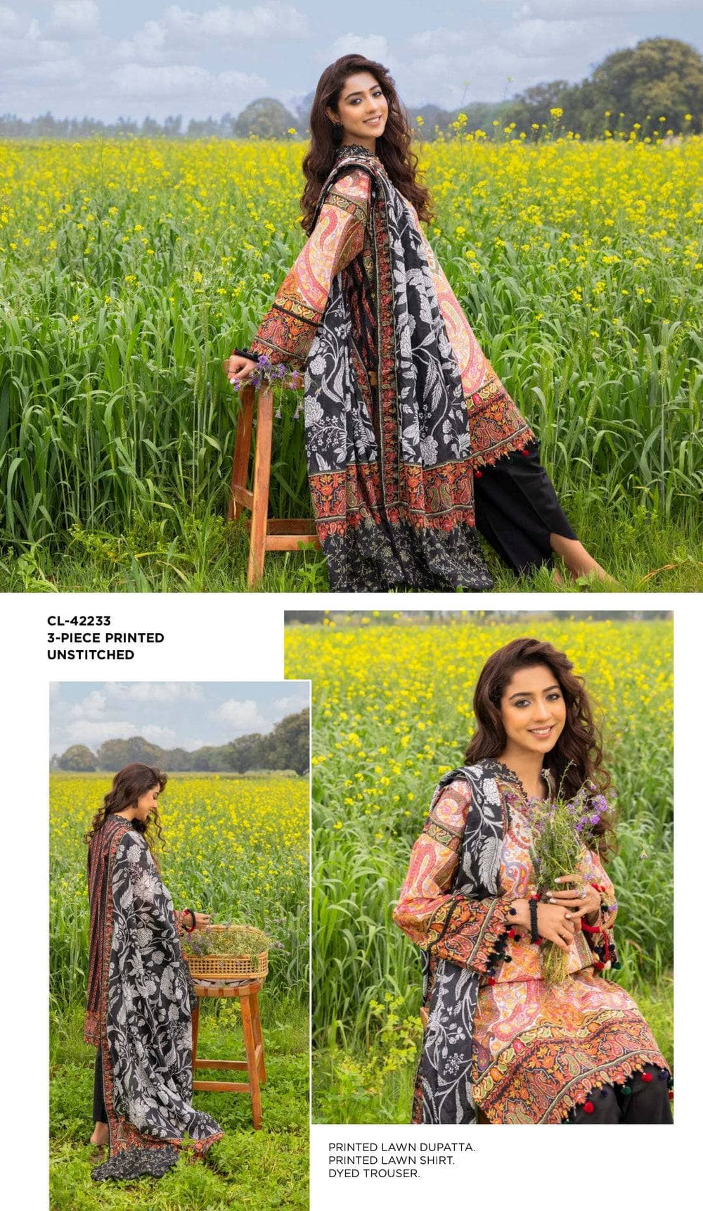 GulAhmed Original Lawn Unstitched 3 Pieces ππ₯β¨