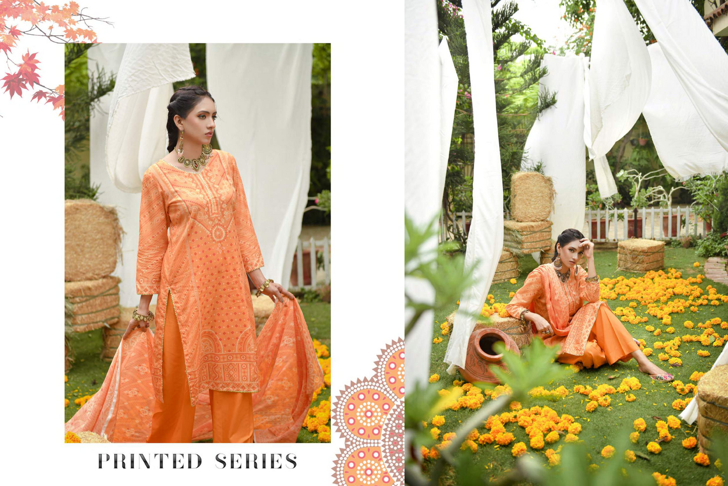 MoosaJee 100% Original Heritage Chunri Unstitched 3Ps๐๐ฅ